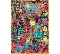 PDSYUCHEN 1000 Pièces Puzzles - Difficult Puzzle - Classic Film Fears and Loathing Lasvegas Poster - Jouets De Défi Personnalisés pour Adultes Gifts - Jw146Th