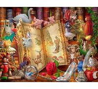 PDSYUCHEN 1000 Pièces Puzzles - Images - Gifts - Magicsd Books Colourful Houses Painting - Jouets Personnalisés pour Adultes - Tz382Kj