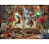 PDSYUCHEN 1000 Pièces Puzzles - Images - Gifts - Magicsd Books Colourful Houses Painting - Jouets Personnalisés pour Adultes - Tz380Kj