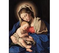 PDSYUCHEN 1000 Pièces Puzzles - The Madonna Retro Art Oil Paintings - Home Decoration - Jeux De Mémoire Et De Cognition pour Les Personnes Âgées - Jeux De Réduction du Stress en Famille - Jw71Th