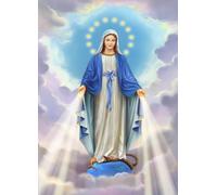 PDSYUCHEN 1000 Pièces Puzzles - The Madonna Retro Art Oil Paintings - Home Decoration - Jeux De Mémoire Et De Cognition pour Les Personnes Âgées - Jeux De Réduction du Stress en Famille - Jw73Th