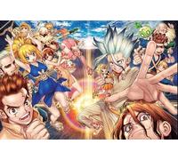 PDSYUCHEN Puzzle 1000 Pièces ,Coloré Puzzle ,Images ,Japanese Animes Dr.Stone Affiche , Jouet Personnalisé pour Adultes Destiné Aux Enfants - Tz537Kj