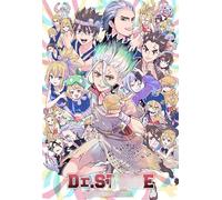 PDSYUCHEN Puzzle 1000 Pièces ,Coloré Puzzle ,Images ,Japanese Animes Dr.Stone Affiche , Jouet Personnalisé pour Adultes Destiné Aux Enfants - Tz534Kj