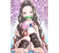 PDSYUCHEN Puzzle 1000 Pièces ，Coloré Puzzles ，Images ，Gifts ，Demons Nezuko Classic Animes Affiche ，Jouets Éducatifs pour Enfants - Tz419Kj