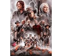 PDSYUCHEN Puzzle 1000 Pièces - Difficult Puzzle - Horror Film Walkings Deads Poster Art Pictures - for Jouets De Défi Personnalisés pour Adultes - Jw126Th