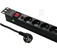 PDU 19" 1U 16A 6x prises FR 53995