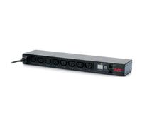 PDU en rack commuté APC AP7920B - Unité de distribution d'alimentation - CA 200/208/230 V - 2300 VA - Ethernet - entrée : IEC 60320 C14 - connecteurs de sortie : 8 (power IEC 60320 C13) - 1U - 19" - 1