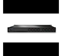 PDU Güde 8035-2 avec mesure 8 ports C13 commutable 1U 16A 230V noir 438mm pour rack serveur