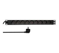 [PDU9C03] LogiLink Professional multiprise pour baie 19" 9 prises