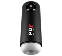 PDX Elite - masturbateur automatique vibrant poussé - noir