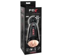 PDX Elite - masturbateur bouche vibrante - noir
