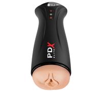 PDX Elite - Masturbateur vibrant à aspiration (noir)
