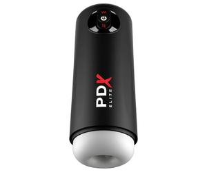 PDX Elite Moto Milker - Masturbateur Vibration & Vas-et-Vient (Noir)