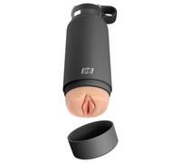 PDX - Fuck Flask Secret Delight - vaginette discrète en gourde (noir - couleur chair)