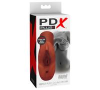 PDX - Masturbateur double entrée réaliste 2en1 - marron