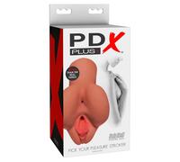 PDX Pick Your Pleasure - Masturbateur 2en1 vagin et anus (naturel)