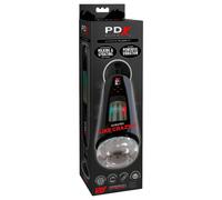 PDX Ultimate Milker 2 - masturbateur rotatif vibrant rechargeable - noir