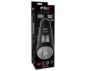 PDX Ultimate Milker - masturbateur homme vibrant aspiration - noir