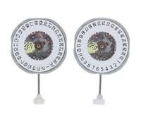 PE28 Calendrier unique Mouvement à Quartz Haute Précision Remplacement Mouvement Réparation Montre 3 mains 6 mains Date Fonction Métal Plastique Matériel Ensemble 2PCS