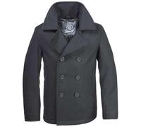 Brandit Caban Pea Coat Noir Homme Taille S