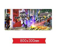 Pea ShooterMouse Mat Gaming, 800 X 300 X 3 Mm, Base en Caoutchouc Antidérapante, Compatible avec Les Souris Laser Et Optiques, A