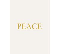 Peace: Aesthetic Home Décor Book | Modern, Minimalist Decorative Book For Coffee Table