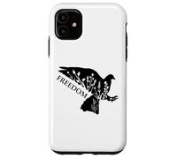 Peace and Freedom Sign That Says Freedom Dove Freedom Saying Coque pour iPhone 11