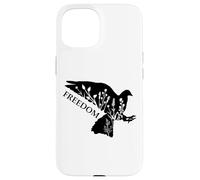 Peace and Freedom Sign That Says Freedom Dove Freedom Saying Coque pour iPhone 15