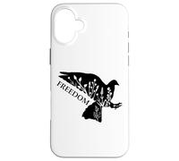 Peace and Freedom Sign That Says Freedom Dove Freedom Saying Coque pour iPhone 16 Plus