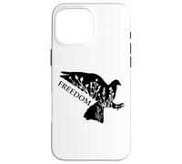Peace and Freedom Sign That Says Freedom Dove Freedom Saying Coque pour iPhone 16 Pro Max