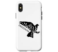 Peace and Freedom Sign That Says Freedom Dove Freedom Saying Coque pour iPhone X/XS