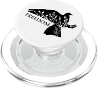 Peace and Freedom Sign That Says Freedom Dove Freedom Saying PopSockets PopGrip pour MagSafe
