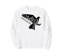 Peace and Freedom Sign That Says Freedom Dove Freedom Saying Sweatshirt