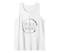 Peace Begins Within de Yoga Spirituel Namaste Fleur de Lotus Débardeur