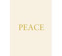 Peace: Christmas Decorative Book | Elegant Holiday Accent for Coffee Tables, Shelves, and Mantels