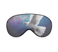 Peace Dove Masque de sommeil anti-lumière confortable et doux avec bande élastique, convient aux hommes et aux femmes, convient pour les voyages et le sommeil