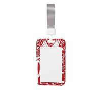 Peace Dove Porte-badge coulissant en plastique rigide pour cartes de travail pour infirmières et bureau