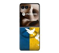 Peace Dove Ukraine Flag Etui Coque Housse pour Motorola Razr 60 Ultra, Razr Ultra 2025