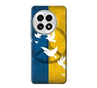 Peace Dove Ukraine Flag Etui Coque Housse pour OnePlus 13