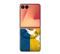 Peace Dove Ukraine Flag Etui Coque Housse pour Samsung Galaxy Z Flip 7