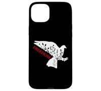Peace Freedom White Dove Says Freedom USA Red Freedom Saying Coque pour iPhone 15 Plus