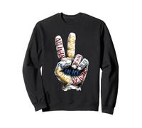 Peace Hand Sign No Wars No Kings No Ice Resistance Sweatshirt