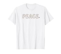 Peace Heart Love Peaceful World Rétro T-Shirt