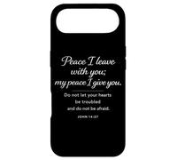 Peace I Leave with You Christian Faith Scripture John 14:27 Coque pour iPhone Air