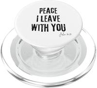 Peace I Leave with You John 14:27 Verse biblique Calm Faith PopSockets PopGrip pour MagSafe