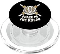 Peace in The Knead Baker PopSockets PopGrip pour MagSafe