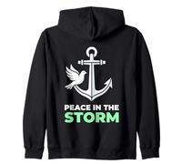 Peace in The Storm Ancre chrétienne Dove Faith Sweat à Capuche