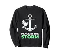 Peace in The Storm Ancre chrétienne Dove Faith Sweatshirt