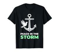 Peace in The Storm Ancre chrétienne Dove Faith T-Shirt