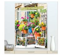Peace in urban oases - Snapshots between concrete and blossom (High Quality Premium Wall Calendar 2026 DIN A2 portrait),CALVENDO 12 Month Wall Calendar: Where urban gardening becomes poetry.